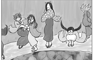 黒狼が纏いし女達（人狼の女）