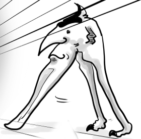 顎歩き