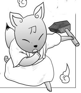 宇伽っち　小弧丸を打った狐