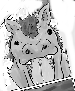 馬の首