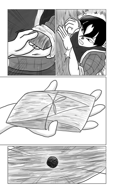 黒いきび団子　三つ目のだんご